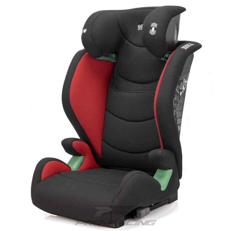Sparco SK2000I kinderstoel ZWART/ROOD Sparco SK2000I kinderstoel ZWART/ROOD