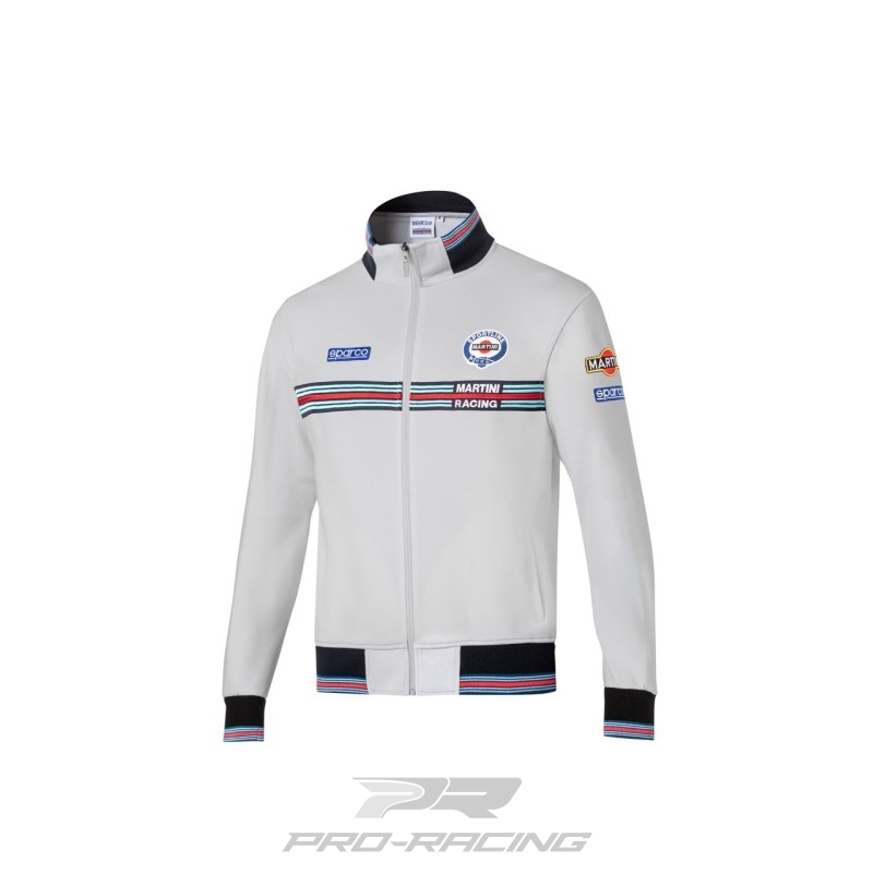 Sparco Full Zip Sweatshirt Martini Racing GRIJS