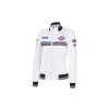 Sparco Full Zip Lady Fit Sweatshirt Martini Racing WIT