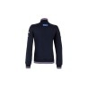Sparco Full Zip Lady Fit Sweatshirt Martini Racing DONKERBLAUW