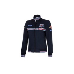 Sparco Full Zip Lady Fit Sweatshirt Martini Racing DONKERBLAUW
