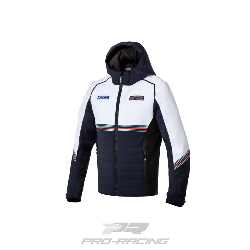 Sparco Winter Jacket Martini Racing DONKERBLAUW/WIT