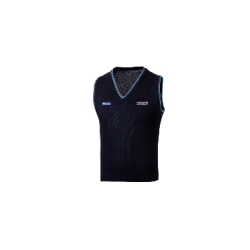Sparco Knitted Cotton Vest Martini Racing DONKERBLAUW