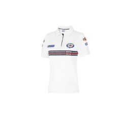 Sparco Polo Emroideries Lady Fit Martini Racing WIT