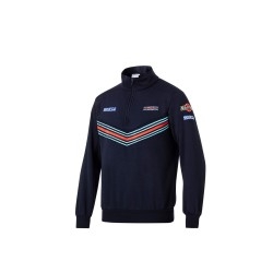 Sparco Half Zip Sweatshirt Martini Racing DONKERBLAUW