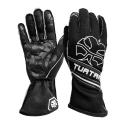Tuatara Dominator Nomex kart- en sim handschoenen ZWART/GRIJS