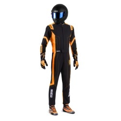 Sparco Thunder Advanced ZWART/FLUO ORANJE