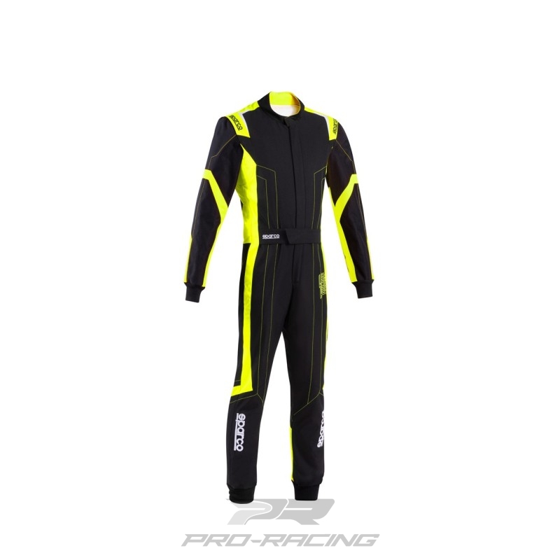 Sparco Thunder Advanced ZWART/FLUO GEEL
