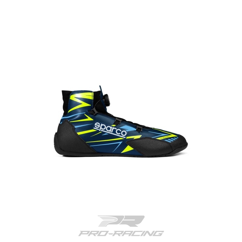 Sparco K-Rapid met rotorsluiting DONKERBLAUW/FLUO GEEL