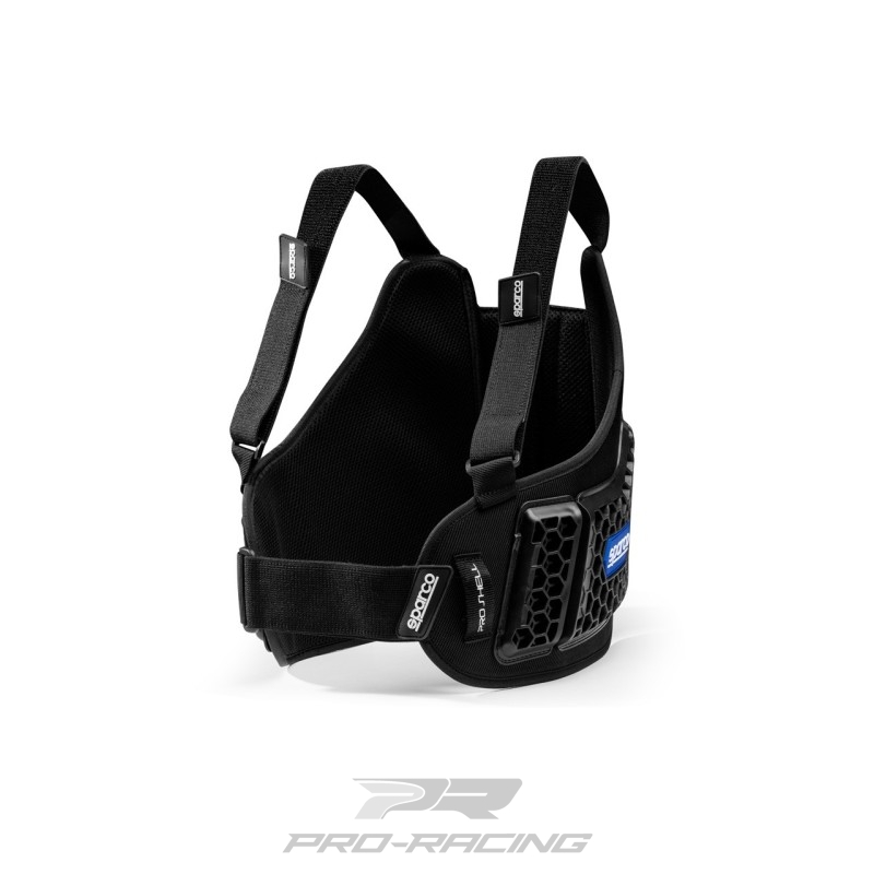 Sparco Pro Shell ribbeschermer ZWART