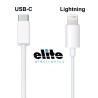 Elite Electronics verloopkabel Lightning of USB-C naar Nexus male