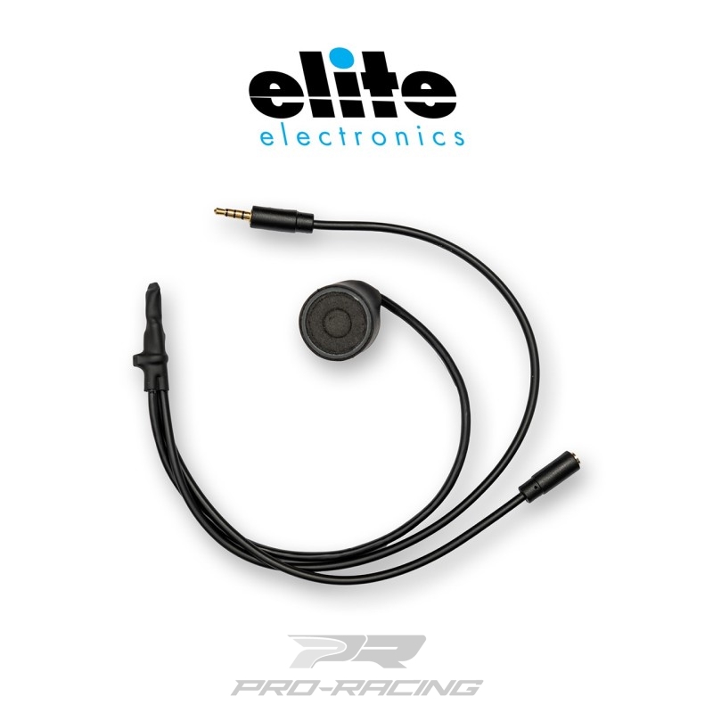 Elite Electronics helmset full face incl. earplugs voor Elite KartComm