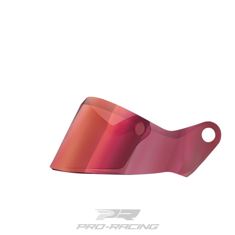 Stilo ST6 kort spiegelvizier ROOD DONKER