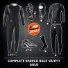 Complete Sparco race-outfit GOLD