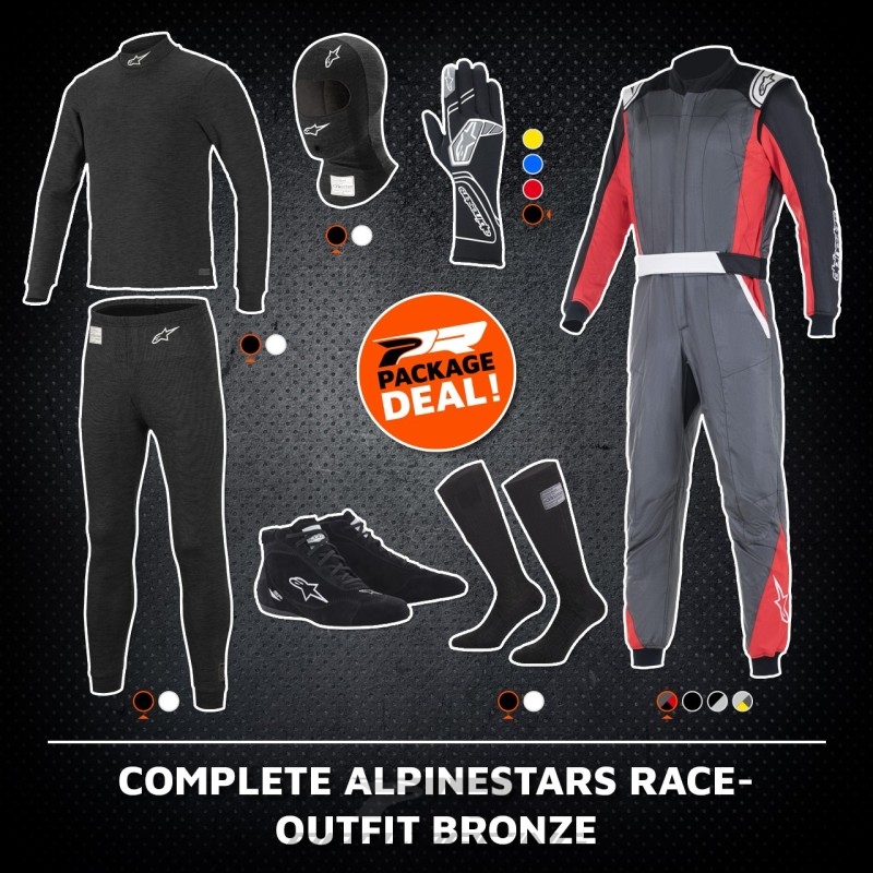 Complete Alpinestars race-outfit BRONZE