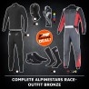 Complete Alpinestars race-outfit BRONZE
