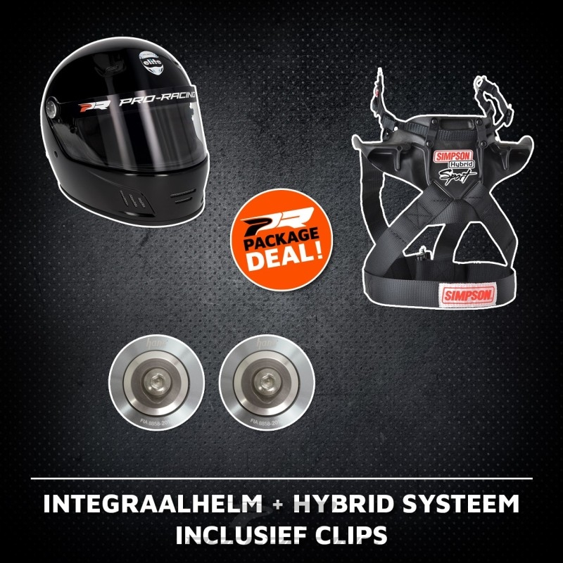 Integraalhelm + Hybrid systeem (incl. clips)