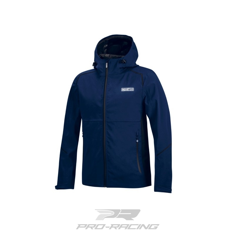 Sparco Shell Jacket Waterproof DONKERBLAUW/ZWART