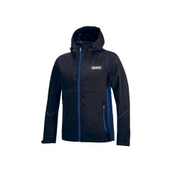 Sparco Shell Jacket Waterproof ZWART/BLAUW