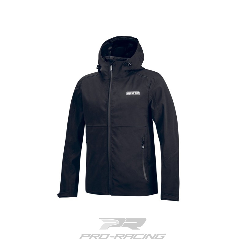 Sparco Shell Jacket Waterproof ZWART