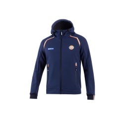 Sparco SL Hooded Soft Shell Gulf DONKERBLAUW