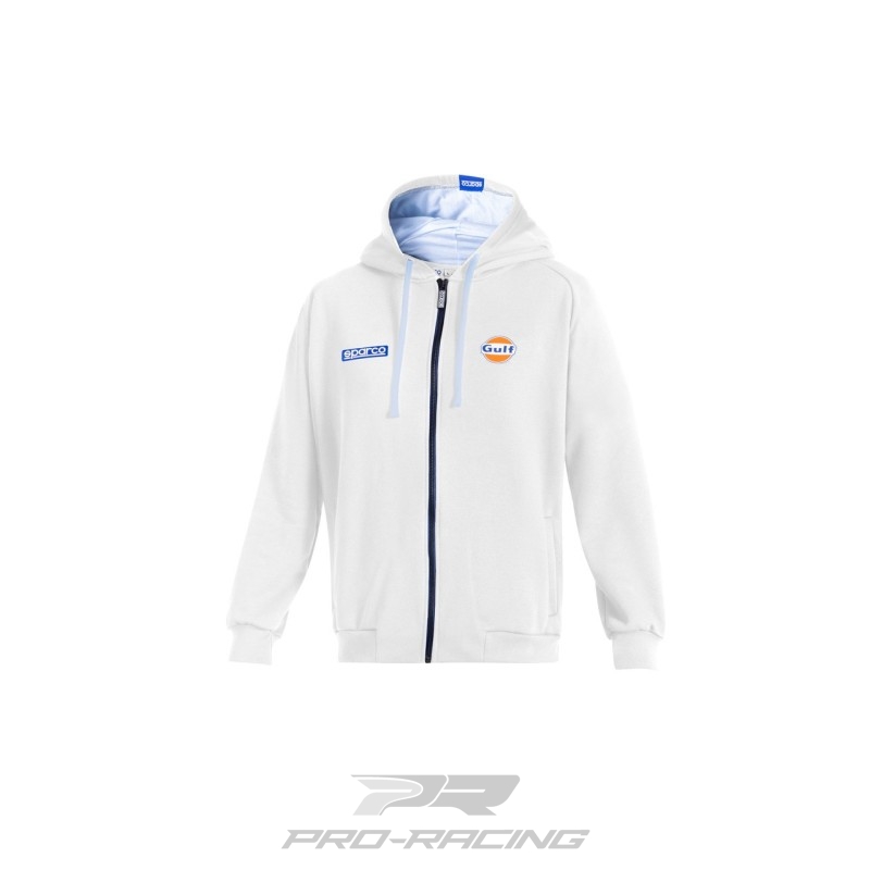 Sparco Hooded Full Zip Gulf WIT