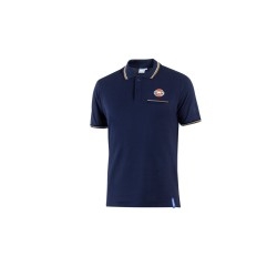 Sparco Polo Piquet Pocket Gulf DONKERBLAUW