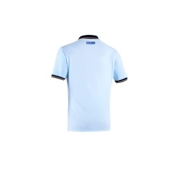 Sparco Polo Piquet Pocket Gulf LICHTBLAUW