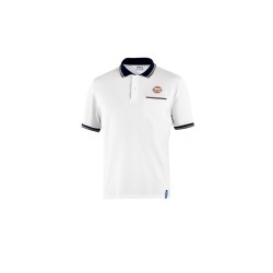 Sparco Polo Piquet Pocket Gulf WIT