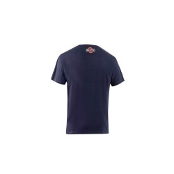 Sparco T-shirt Top Stripes Martini Racing DONKERBLAUW