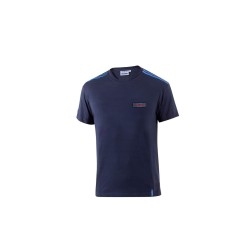 Sparco T-shirt Top Stripes Martini Racing DONKERBLAUW