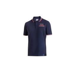 Sparco Polo Piquet Pocket Martini Racing DONKERBLAUW
