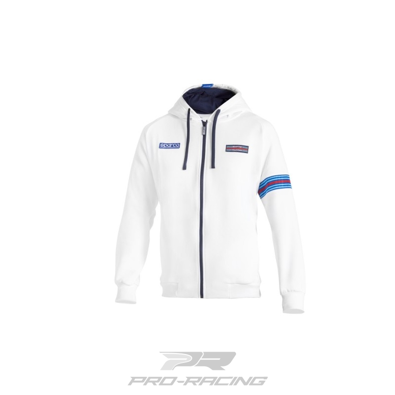 Sparco Hooded Full Zip Martini Racing WIT