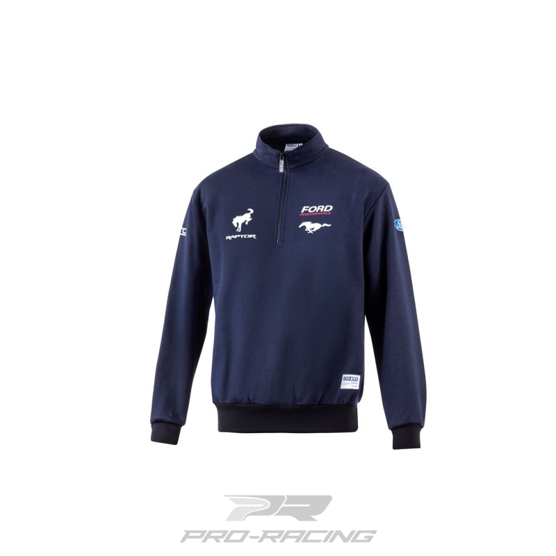 Sparco Half Zip Sweatshirt Ford Performance DONKERBLAUW