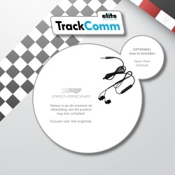 Elite Electronics TrackComm optionele Open Face helmset