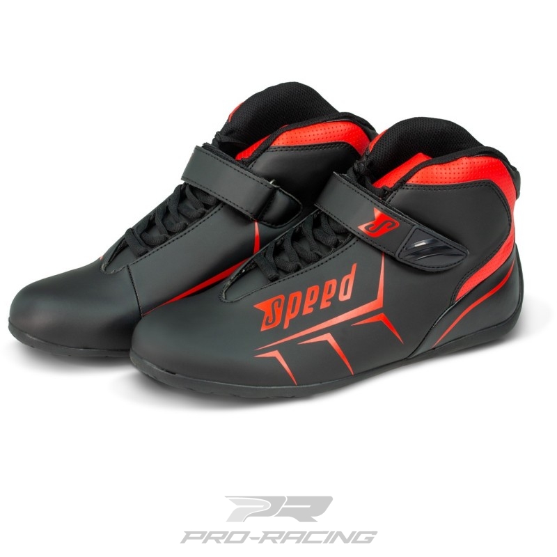 Speed Racewear Rome 2.0 ZWART/ROOD