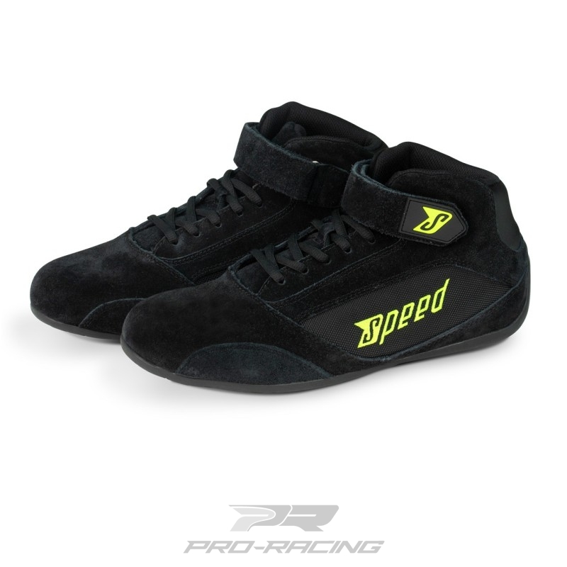 Speed Racewear Milan KS-2 ZWART/GEEL