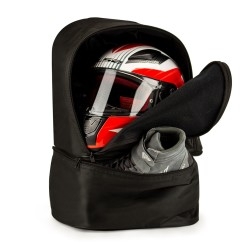 Speed Racewear Düsseldorf HBS-1 helmtas met schoen en handschoen vak