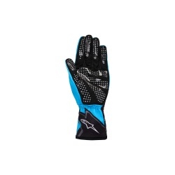 Alpinestars Tech-1 K Race S v2 Graphic 1 (KINDERHANDSCHOEN) CYAAN/ZWART/WIT