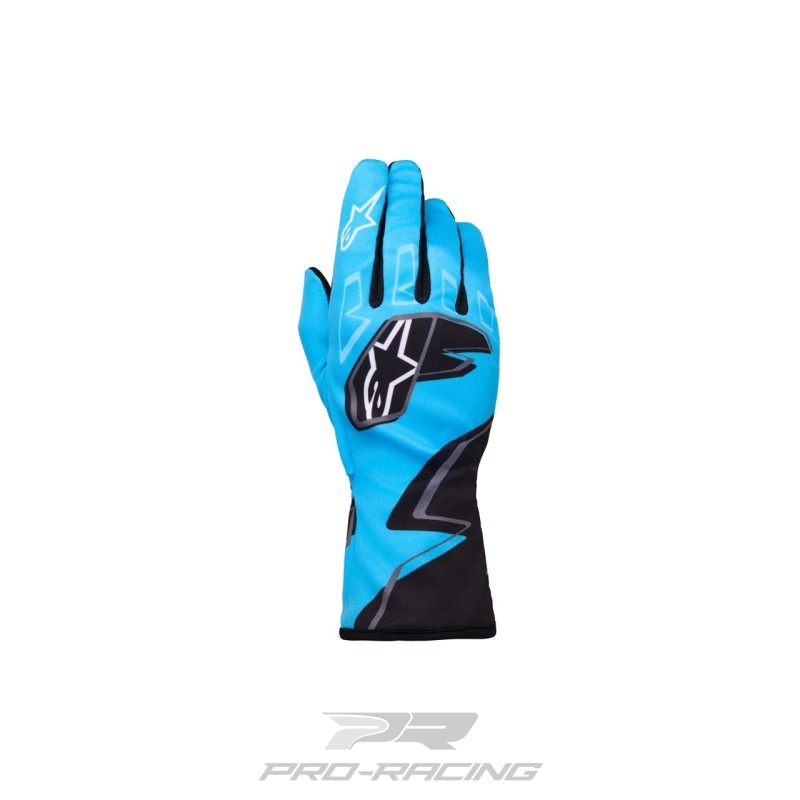 Alpinestars Tech-1 K Race S v2 Graphic 1 (KINDERHANDSCHOEN) CYAAN/ZWART/WIT