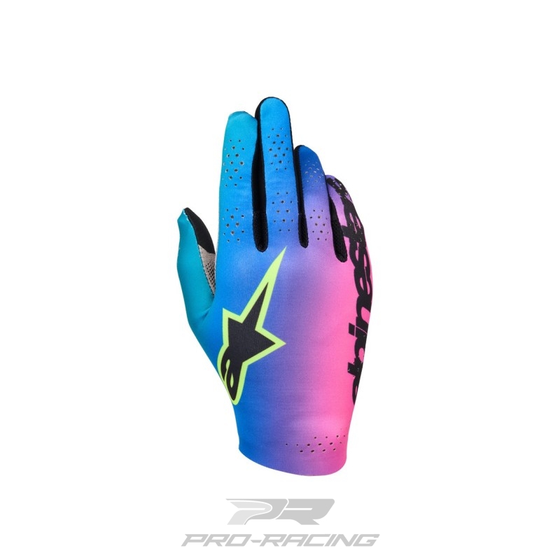 Alpinestars Graphic 2 sim handschoenen FLUO ROZE/CYAAN/GEEL