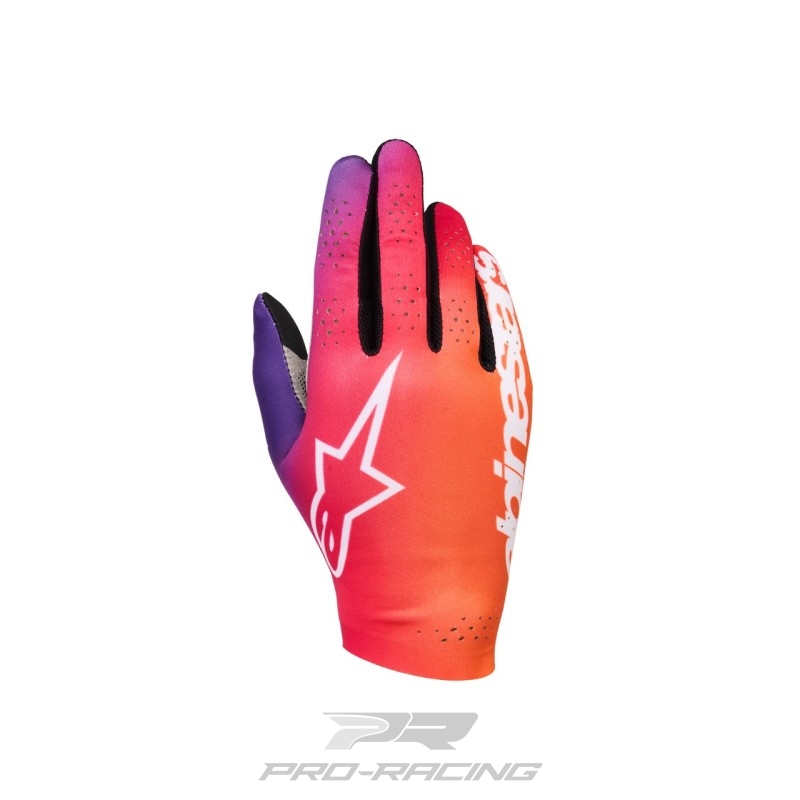 Alpinestars Graphic 2 sim handschoenen NEON ORANJE/PAARS/WIT