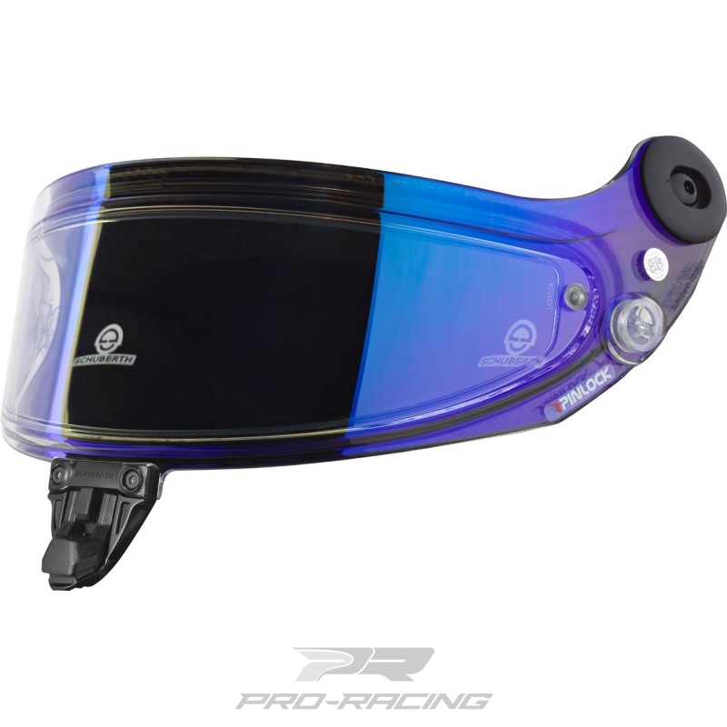 Schuberth SDL High Contrast transparant spiegelvizier BLAUW