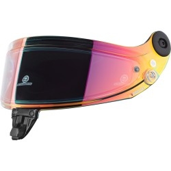 Schuberth SDL High Contrast transparant spiegelvizier ROOD