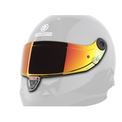 Schuberth LEVER donker getint spiegelvizier ROOD