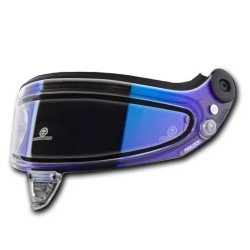 Schuberth LEVER transparant regen-spiegelvizier BLAUW