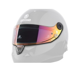Schuberth LEVER High Contrast transparant spiegelvizier ROOD
