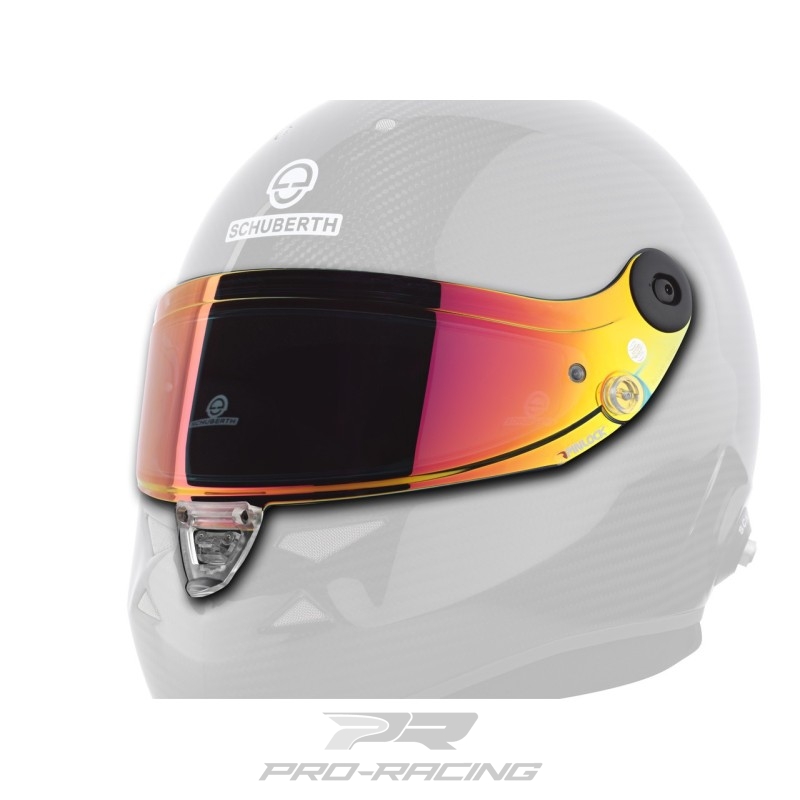 Schuberth LEVER High Contrast licht getint spiegelvizier ROOD