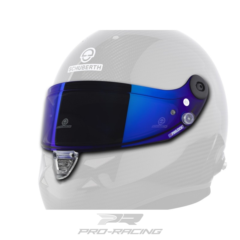 Schuberth LEVER High Contrast licht getint spiegelvizier BLAUW
