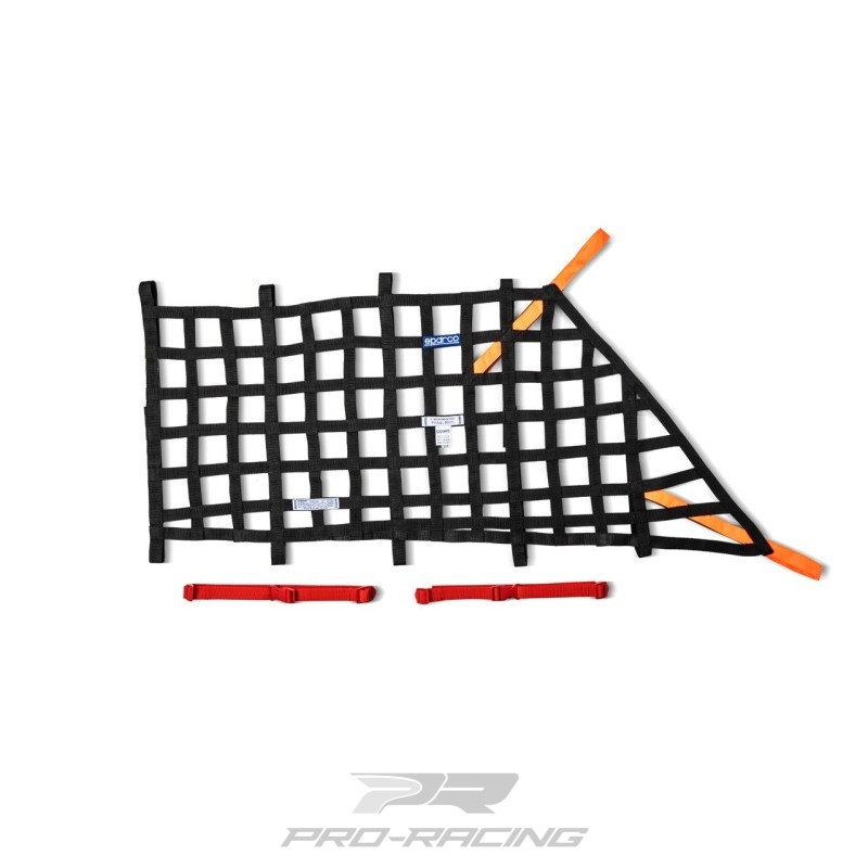 Sparco Raamnet 100x50 cm. ZWART
